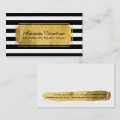 モダンなメーキャップアーティストの名刺 名刺 (正面/裏面)