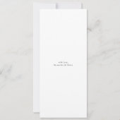 "モダンなモノクロコラージュのクリスマス写真カード" (裏面)