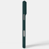 モダンなモノグラムのイニシャル 森の緑と白 Case-Mate iPhoneケース (裏面 / 右)