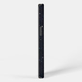 モダンなモノグラムのイニシャル iPhoneケース (右側面)