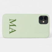 モダンなモノグラムのミニマルiPhone Case-Mate iPhoneケース (裏面(横))