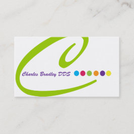 モダンなモノグラムの名刺 名刺