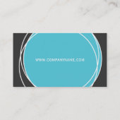 モダンなモノグラムの名刺 名刺 (裏面)