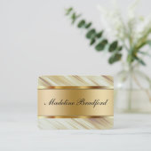 モダンなモノグラムの名刺 名刺 (スタンド正面)