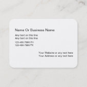 モダンなモノグラムの名刺 名刺 (裏面)