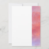 モダンなモノグラムの結婚式 招待状 (裏面)