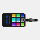 モダンなモノグラム22 ラゲッジタグ (裏面横)