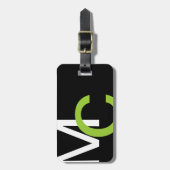 モダンなモノグラム23 ラゲッジタグ (正面縦)