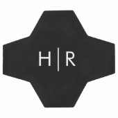 モダンなモノグラム サッカーボール (フラット)