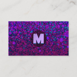 モダンなモノグラム 名刺