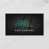 モダンなモノグラム 名刺 (正面)