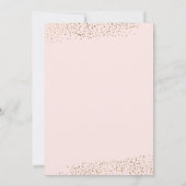 モダンなユーカリの女の子の洗礼 招待状 (裏面)