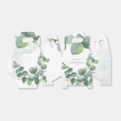 モダンなユーカリの花の植物学のブライダルシャワー フェイバーボックス (折り畳みなし)