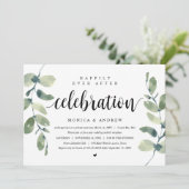 モダンなユーカリ, ウェディングエロープメントのお祝い 招待状 (スタンド正面)