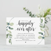 モダンなユーカリ, 結婚式のリハーサルディナー 招待状 (スタンド正面)