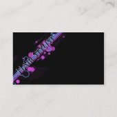 モダンなライン 名刺 (裏面)