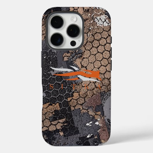 モダンなラギッドハンティングカモフラージュ幾何学模様 パパ Case-Mate iPhoneケース (裏面)