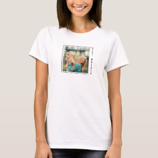 モダンなレタリングのベストマザー フォトTシャツ Tシャツ
