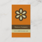 モダンなレトロの名刺か社会的なネットワーキングカード 名刺 (正面)