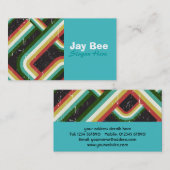 モダンなレトロの名刺 名刺 (正面/裏面)