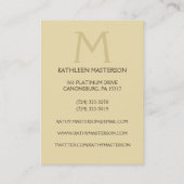 モダンなレトロの水玉模様によってカスタマイズテレホンカード/ コーリングカード (裏面)