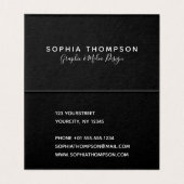 モダンなレーザー光線写真こんにちはの原稿-名刺 名刺 (内部フラット)