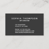 モダンなレーザー光線写真こんにちは3Dは名刺に文字を入れます 名刺 (裏面)