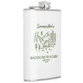 モダンなログキャビン風の自然の中で行う独身最後の女友達パーティ フラスク (右)