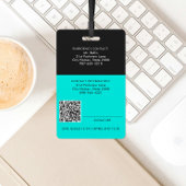 モダンなロゴ、QR会社バッジ バッジ