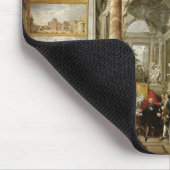 モダンなローマ1759年の眺めのギャラリー マウスパッド (コーナー)