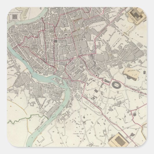 モダンなローマ スクエアシール (正面)