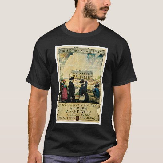 モダンなワシントン Tシャツ (正面)