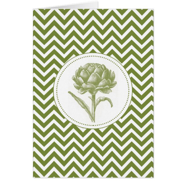 モダンなヴィンテージのアーティチョーク (正面)