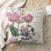 モダンなヴィンテージのフランスのなラベンダーの花柄 クッション (ブランケット)