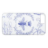 モダンなヴィンテージのフランスのな女王バチのiphoneの場合 Case-Mate iPhoneケース (裏面(横))