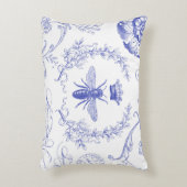 モダンなヴィンテージのフランスのな女王バチ アクセントクッション (正面(垂直))