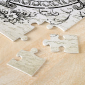 モダンなヴィンテージのフランスのな女王バチ ジグソーパズル (側面)