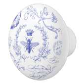 モダンなヴィンテージのフランスのな女王バチ セラミックノブ (右)