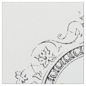 モダンなヴィンテージのフランスのな女王バチ ファブリック (クローズアップ)