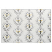 モダンなヴィンテージのフランスのな女王バチ ファブリック (ヤード)