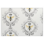 モダンなヴィンテージのフランスのな女王バチ ファブリック (ファットクウォーター)