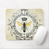 モダンなヴィンテージのフランスのな女王バチ マウスパッド (マウス)