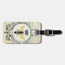 モダンなヴィンテージのフランスのな女王バチ ラゲッジタグ