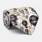 モダンなヴィンテージのフランスのな熱気の気球 ネクタイ (ロール)