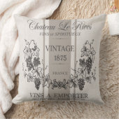 モダンなヴィンテージのフランスのな穀物の嚢のワイン クッション (ブランケット)