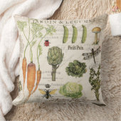 モダンなヴィンテージのフランスのな菜園 クッション (ブランケット)