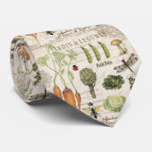 モダンなヴィンテージのフランスのな菜園 ネクタイ (ロール)