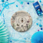 モダンなヴィンテージのフランスのな蜂の庭 ペーパープレート (パーティー)