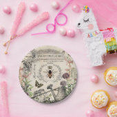 モダンなヴィンテージのフランスのな蜂の庭 ペーパープレート (パーティー)