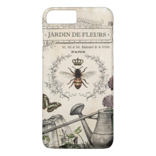 モダンなヴィンテージのフランスのな蜂の庭 iPhone 8 PLUS/7 PLUSケース